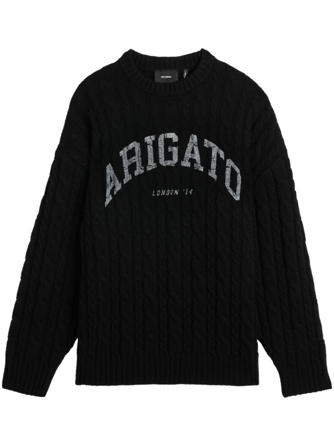 

Axel Arigato Prime cable-knit jumper, черный