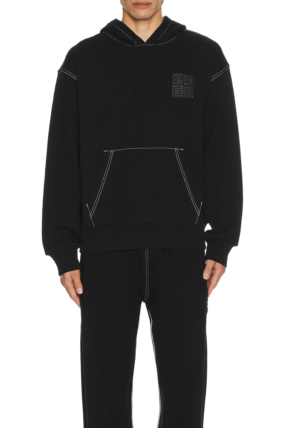 

Толстовка свободного кроя Givenchy, цвет Black & White