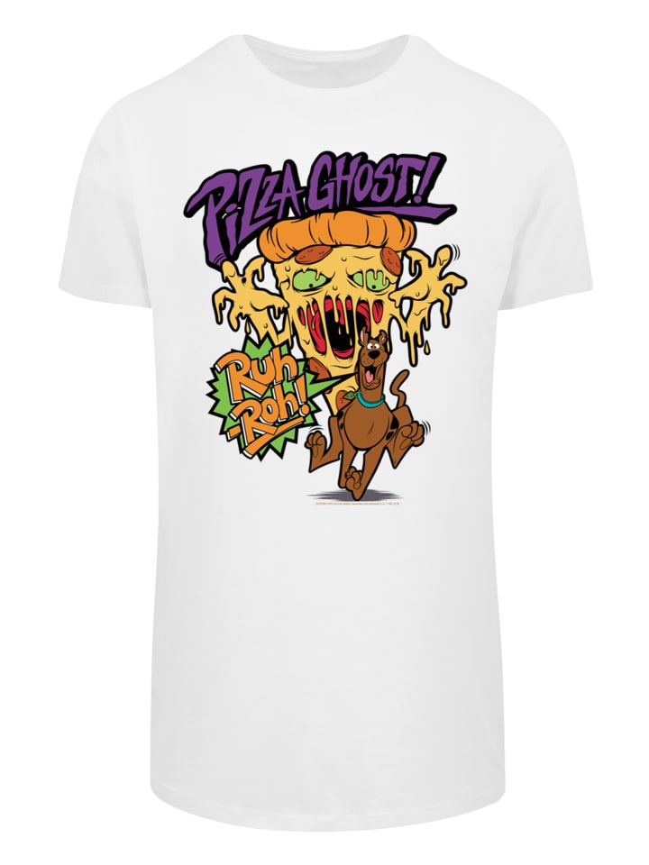 

Футболка F4NT4STIC Scooby Doo Pizza Ghost Geist, белый