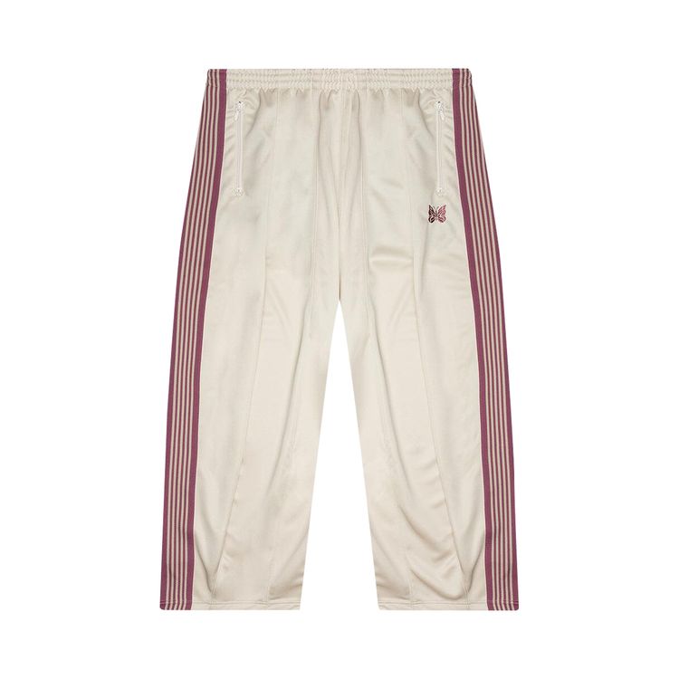 

Брюки Needles Poly Smooth H.D. Track Pant 'Ivory', белый