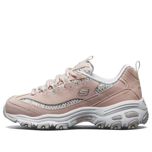 Кроссовки d'lites 1.0 light-pink/white Skechers, белый