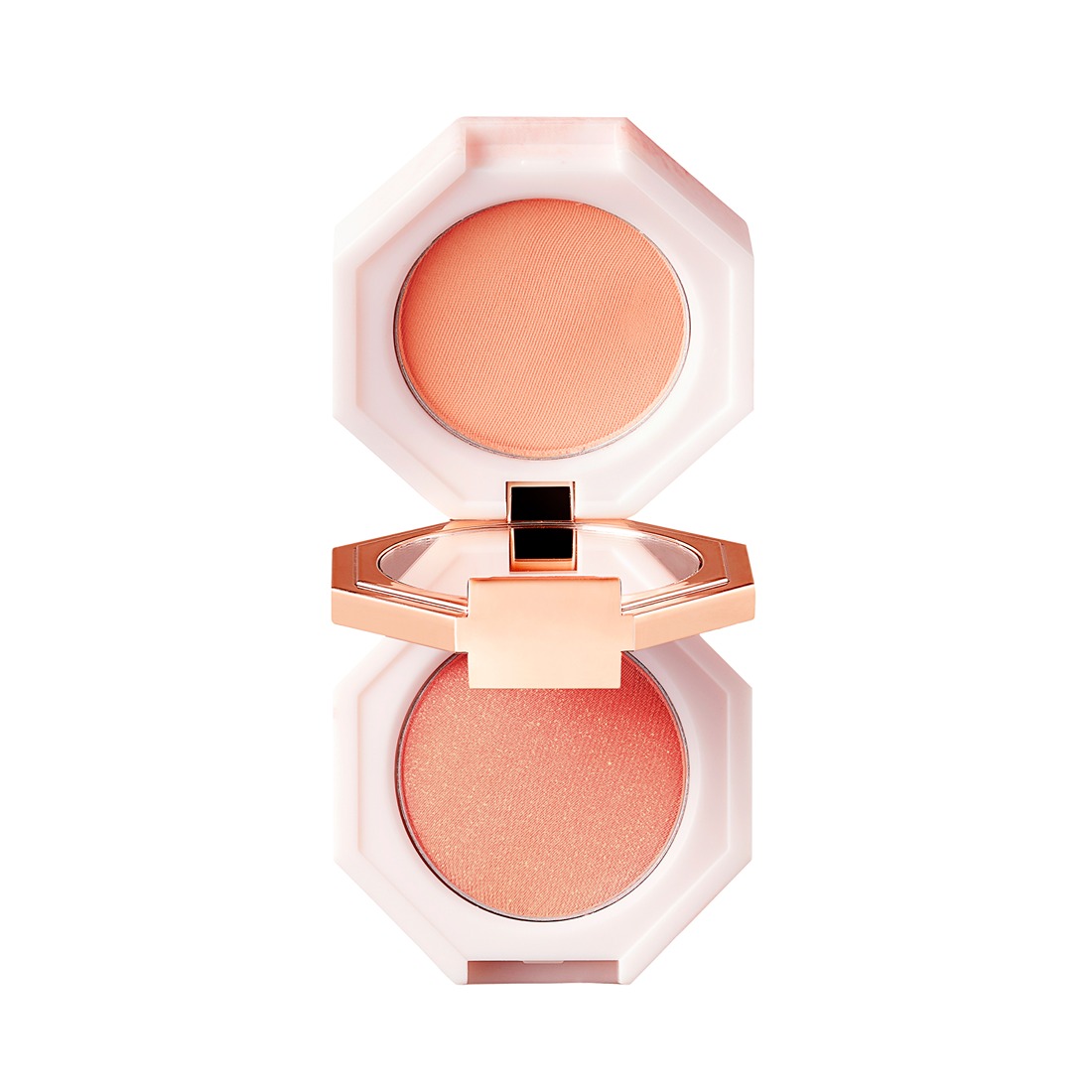 

Двухцветная палитра румян blooming edition paradise dual palette blusher duo Dear Dahlia, цвет candy castle, вес 4 гр.