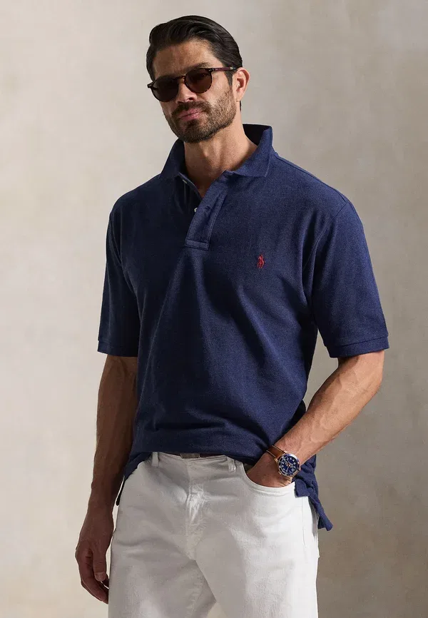 Футболка поло Polo Ralph Lauren Big & Tall, весенний синий меланж