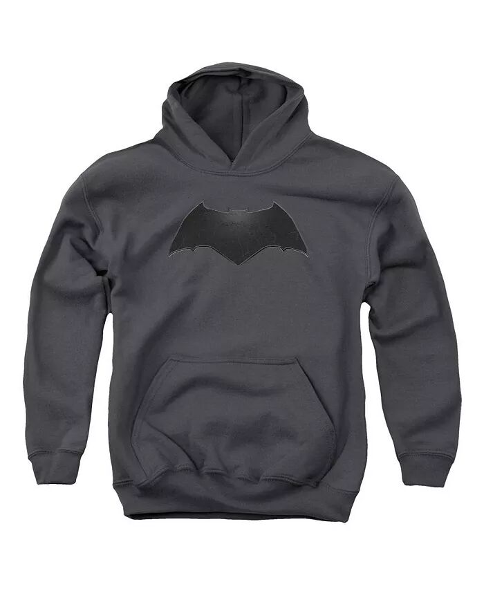 

Толстовка с капюшоном и логотипом летучей мыши для мальчиков и подростков Batman V Superman, серый