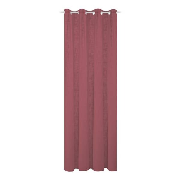 

Штора с люверсами Home Wohnideen Softy, 140x225x1 см цвет beere