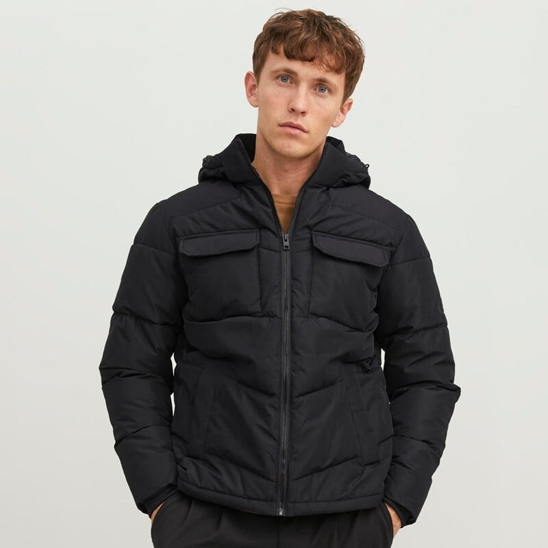 

Мужская куртка-пуховик Mason Jack & Jones, черный