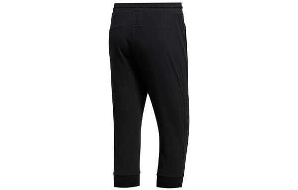 Спортивные штаны adidas M PNT 34 DK 3S Training Running Sports Slim Fit Cropped Pants Black, черный — фото 2