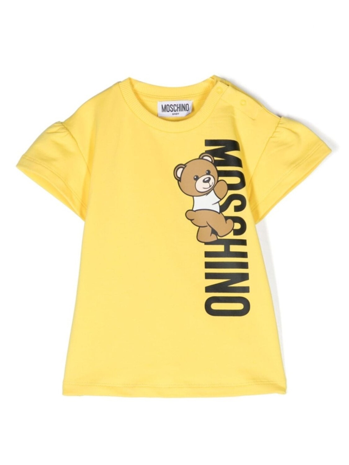 

Moschino Kids футболка с принтом Teddy Bear, желтый