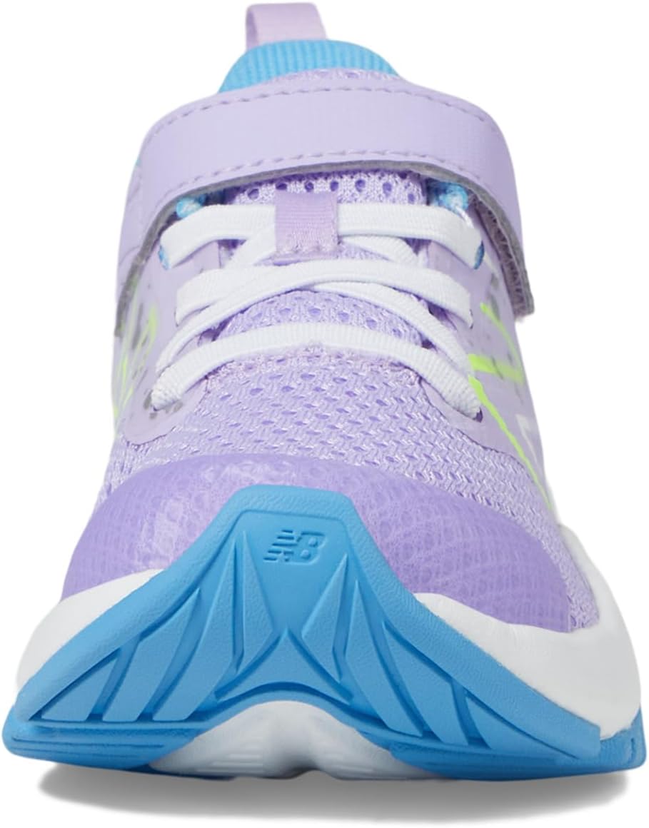 Кроссовки New Balance Kids Rave Run v2 Bungee Lace with Top Strap, Lilac Glo/Sky Blue — фото 3