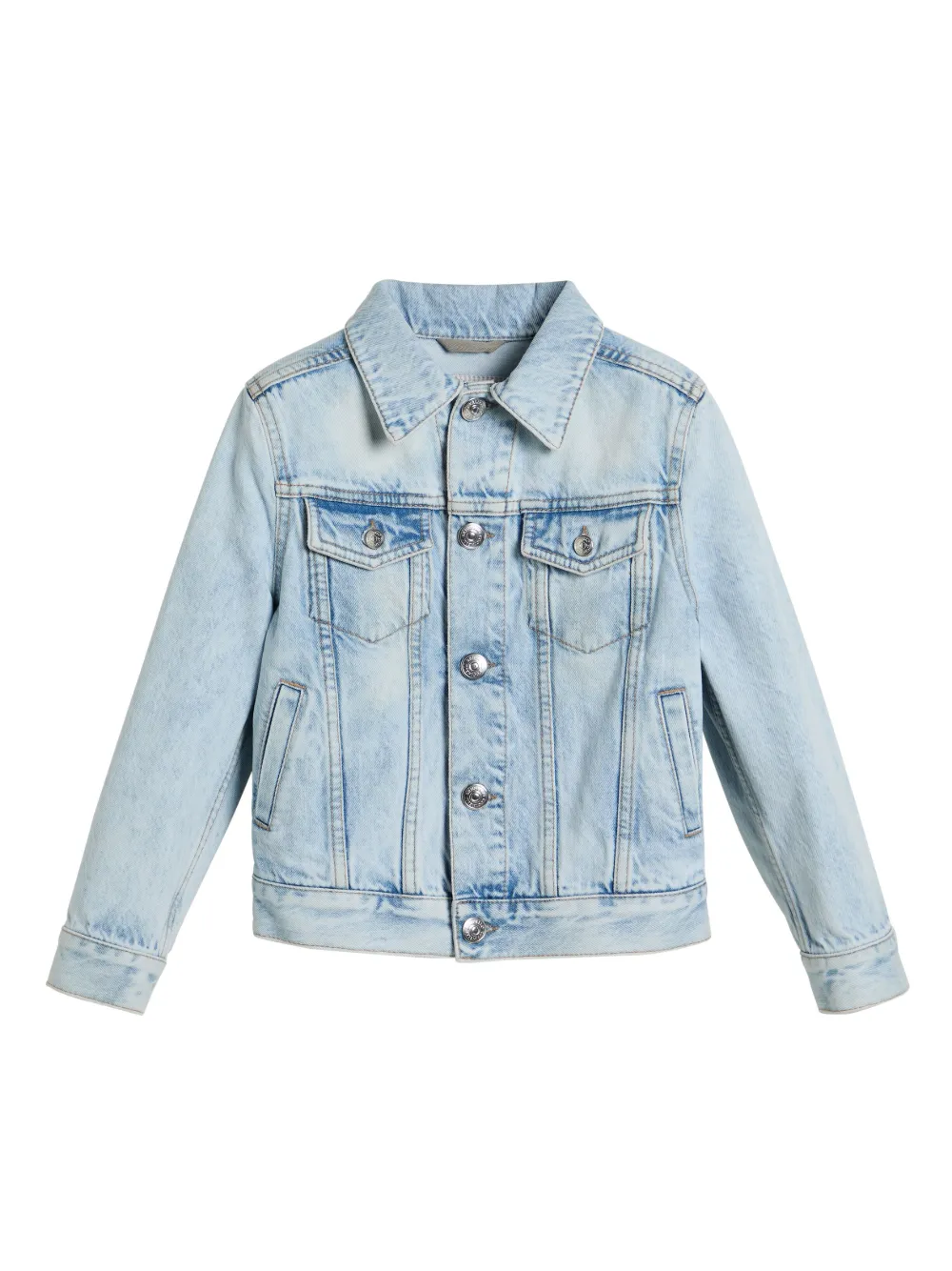 

Джинсовая куртка с карманами Brunello Cucinelli Kids, синий