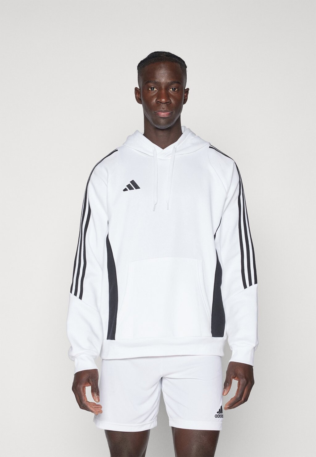 

Толстовка TIRO HOODIE adidas Performance, цвет white/black