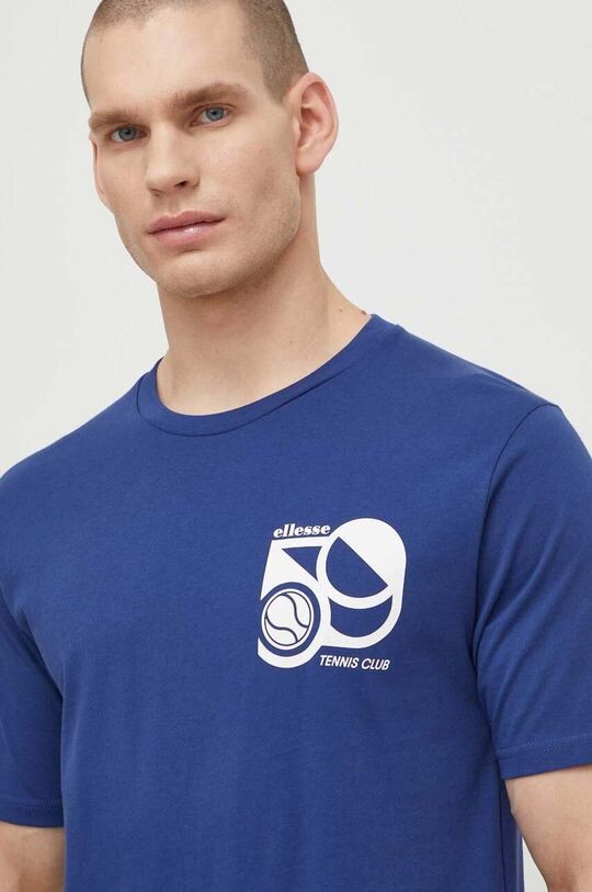 

Футболка Sport Club хлопковая Ellesse, темно-синий