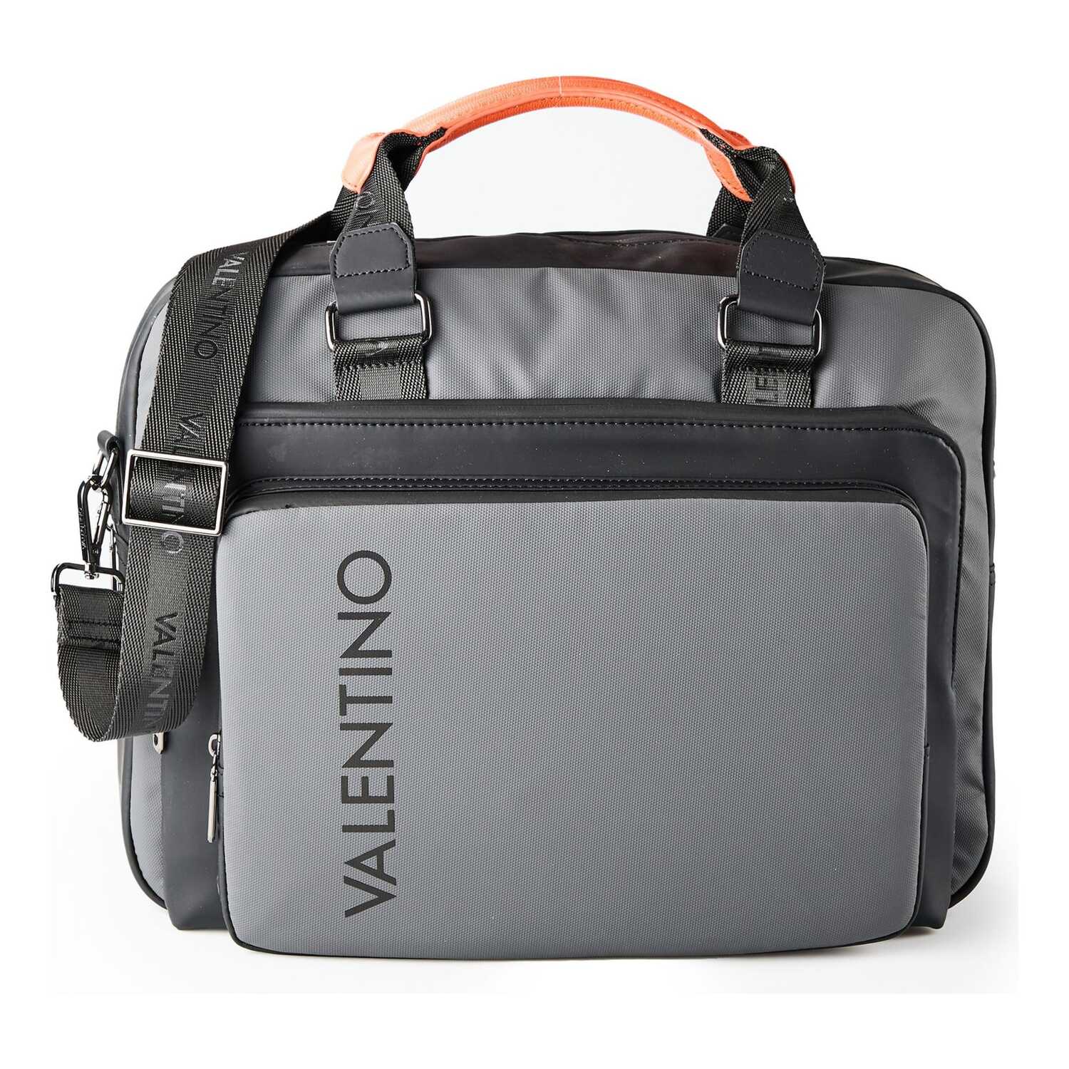 

VALENTINO Сумка для документов 'Dragonhawk' в светло-сером цвете