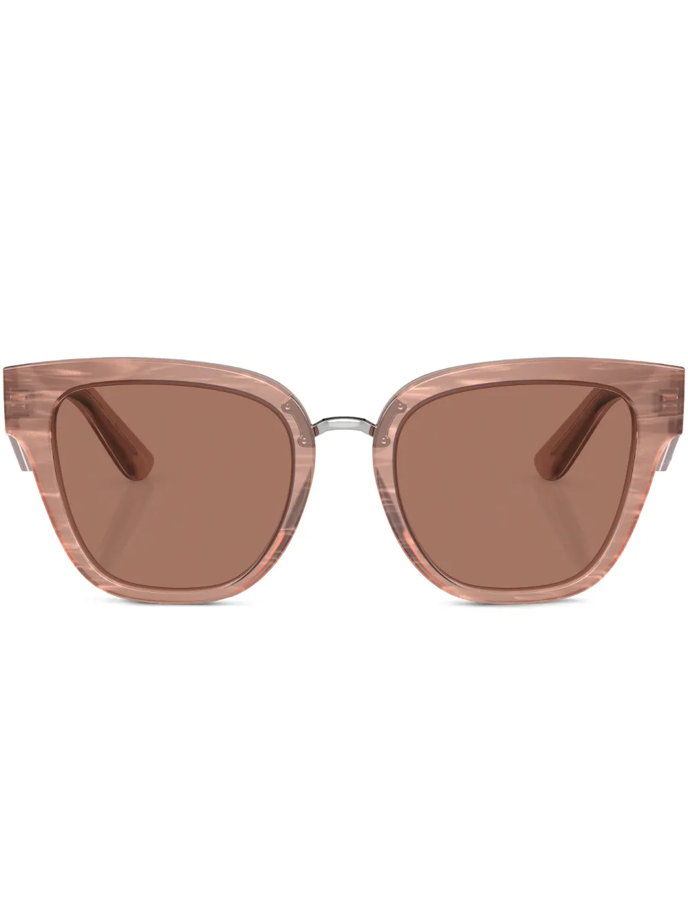 

Солнцезащитные очки в оправе 'кошачий глаз' Dolce & Gabbana Eyewear, коричневый