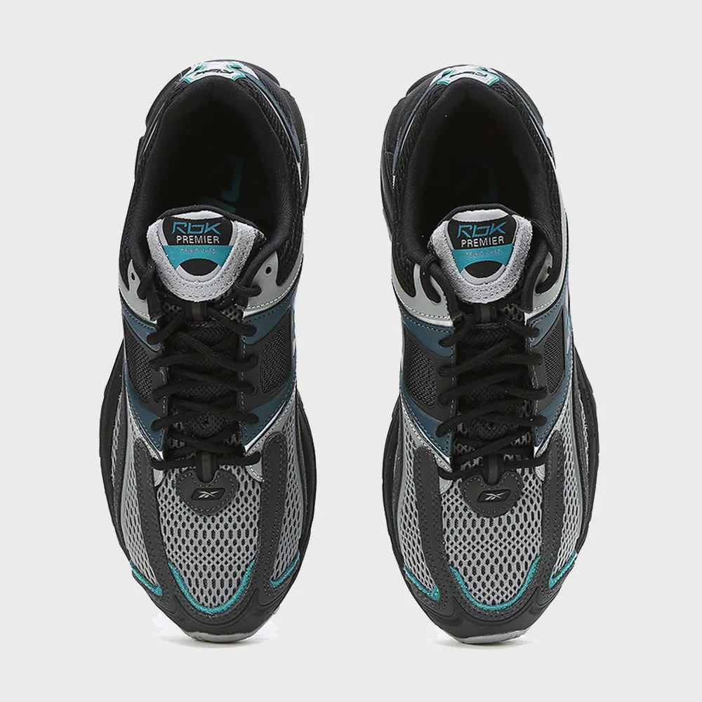 Мужские низкие кеды Trinity KFS Black Blue Green от Reebok — фото 3