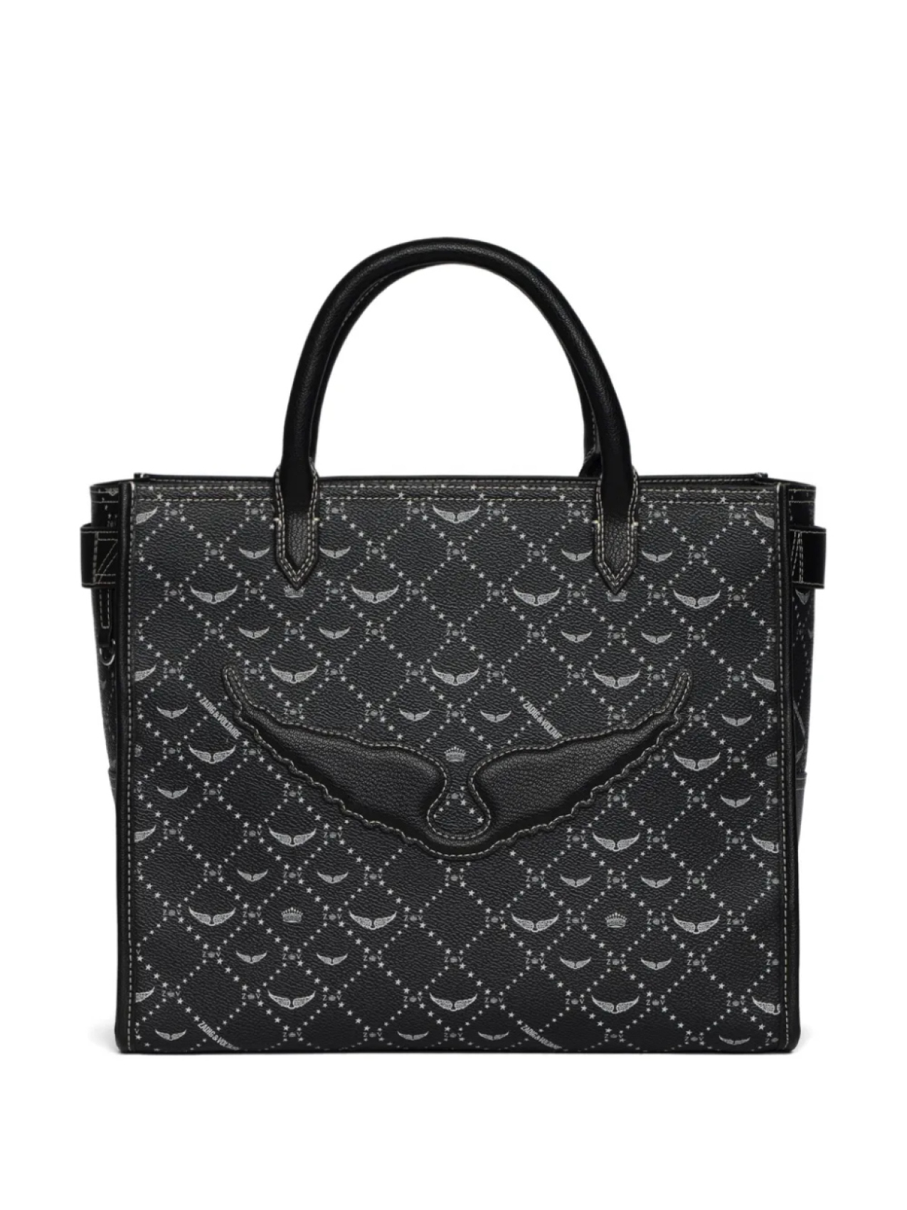 

Сумка-шоппер с логотипом Angel Zadig&Voltaire, черный