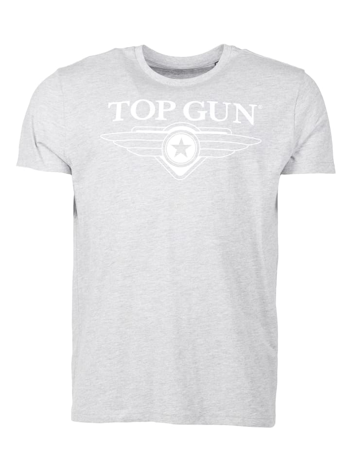 

Футболка TOP GUN, серый меланж