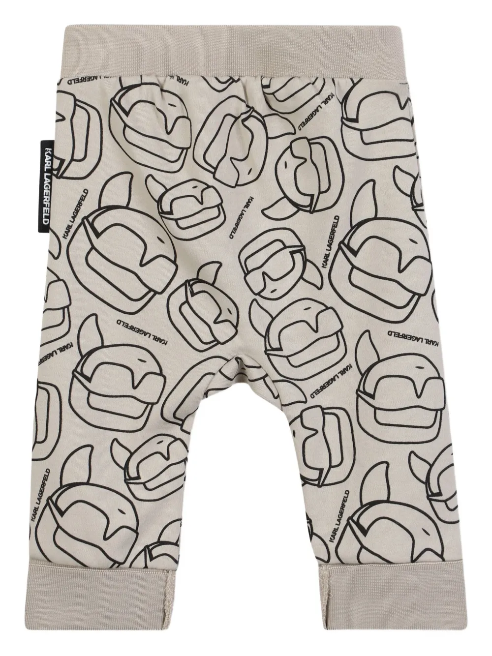 

Комплект из толстовки и брюк с искусственным мехом KARL LAGERFELD KIDS, нейтральный