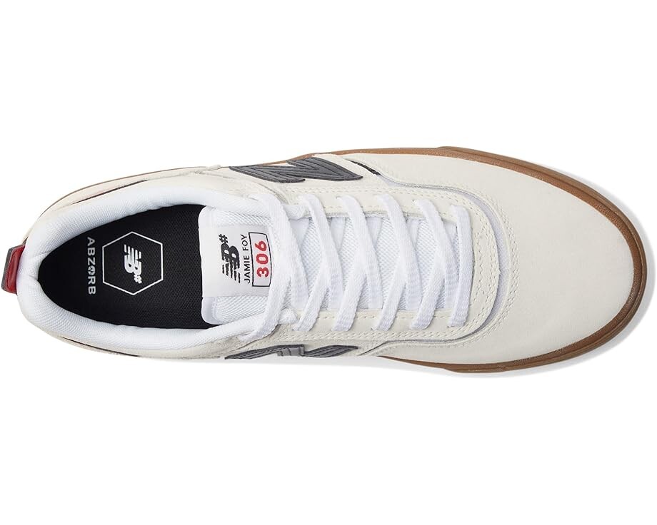 Кроссовки New Balance Numeric 306 - Jamie Foy, цвет Sea Salt/White — фото 2