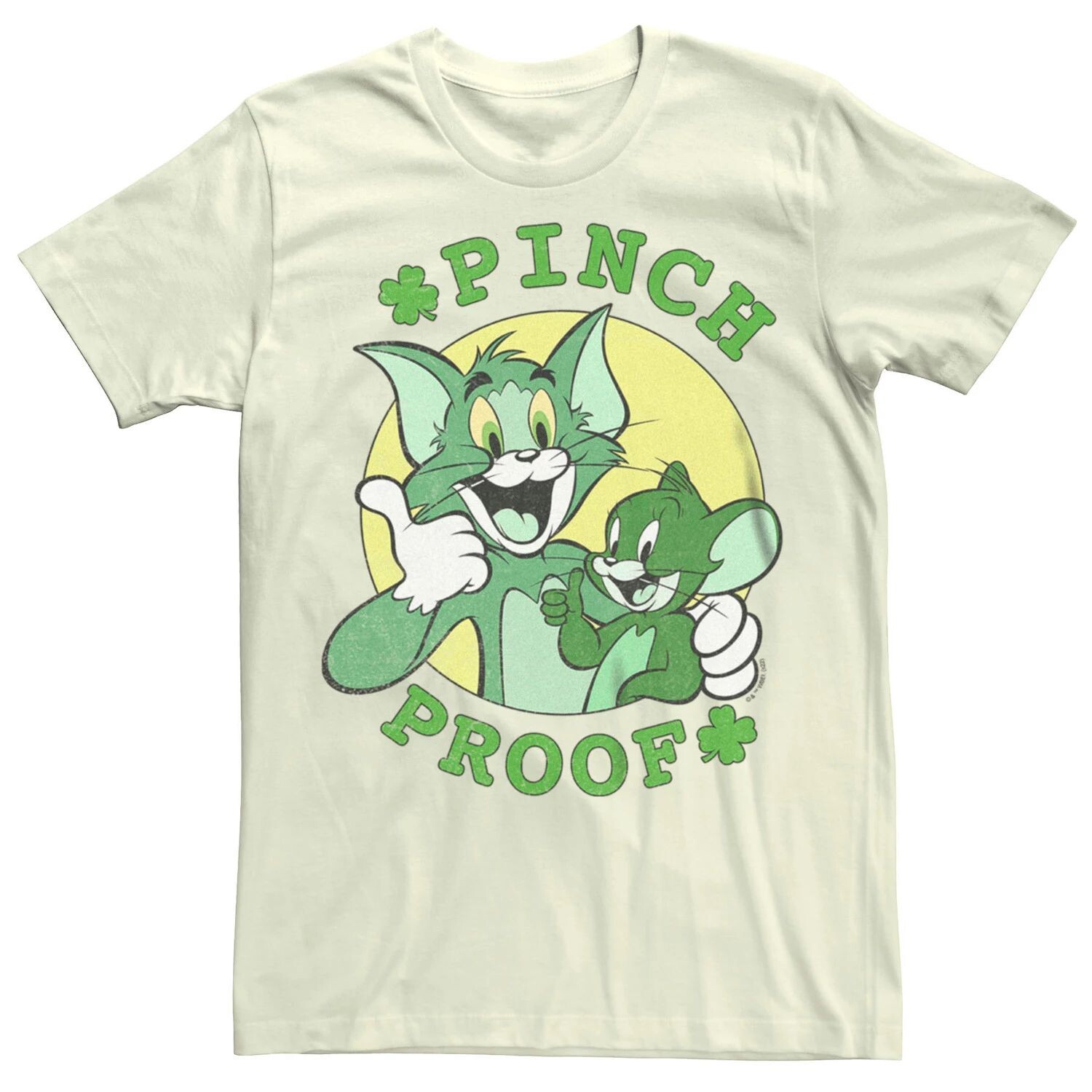 

Мужская футболка Tom And Jerry Pinch Proof ко Дню Святого Патрика Licensed Character