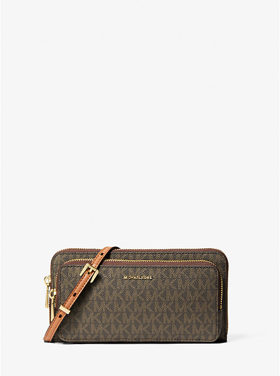 

Большая сумка Jet Set через плечо с фирменным логотипом Michael Kors, Brn/Acorn