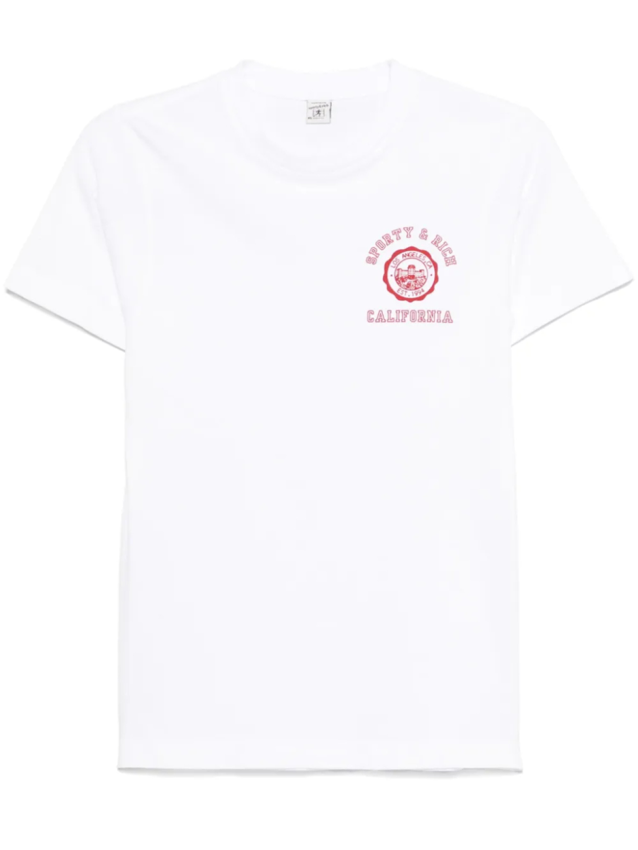 

Футболка с эмблемой Калифорнии Sporty & Rich, белый