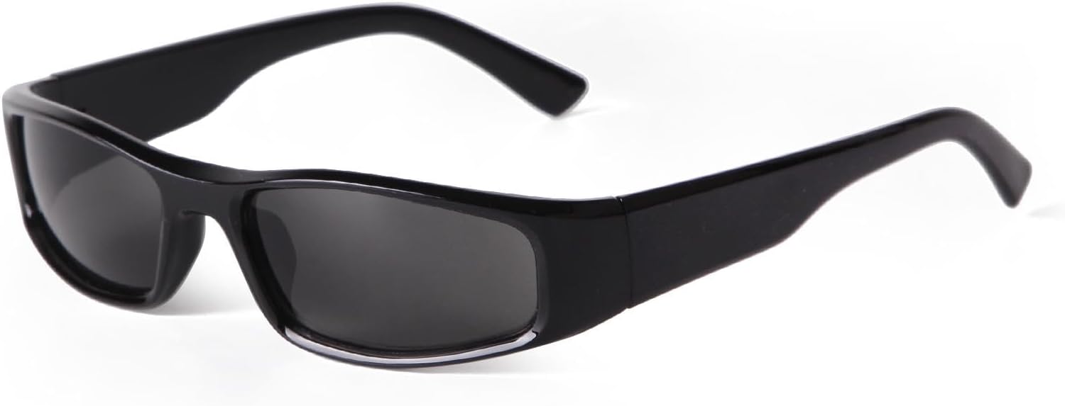 

Узкие прямоугольные спортивные солнцезащитные очки для женщин и мужчин, модные винтажные коричневые солнцезащитные очки, женские очки с защитой от УФ-излучения UV400 WNCKSQ, C2