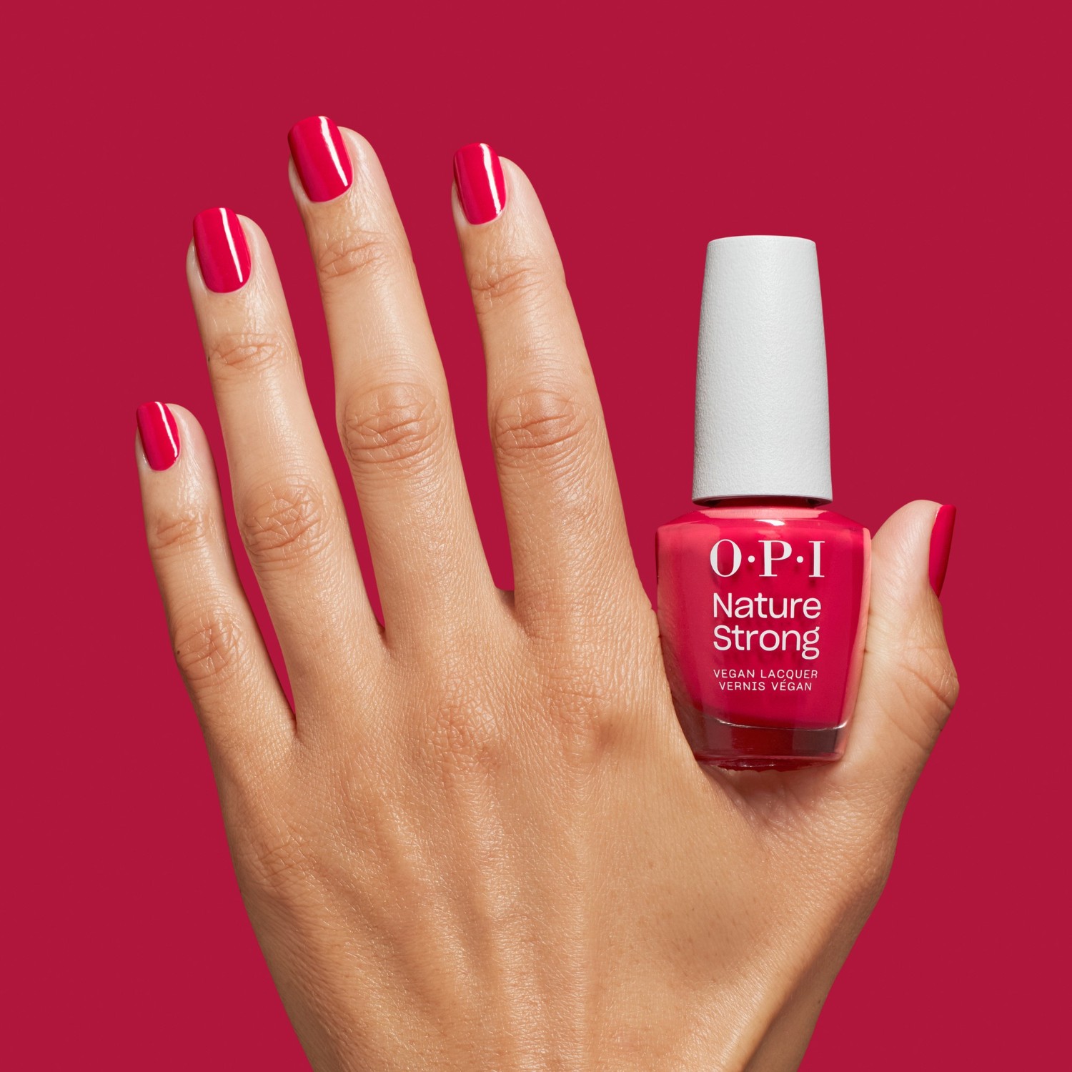 Лак для ногтей nature strong vegan Opi, berry pickin season, объем 15 мл — фото 4