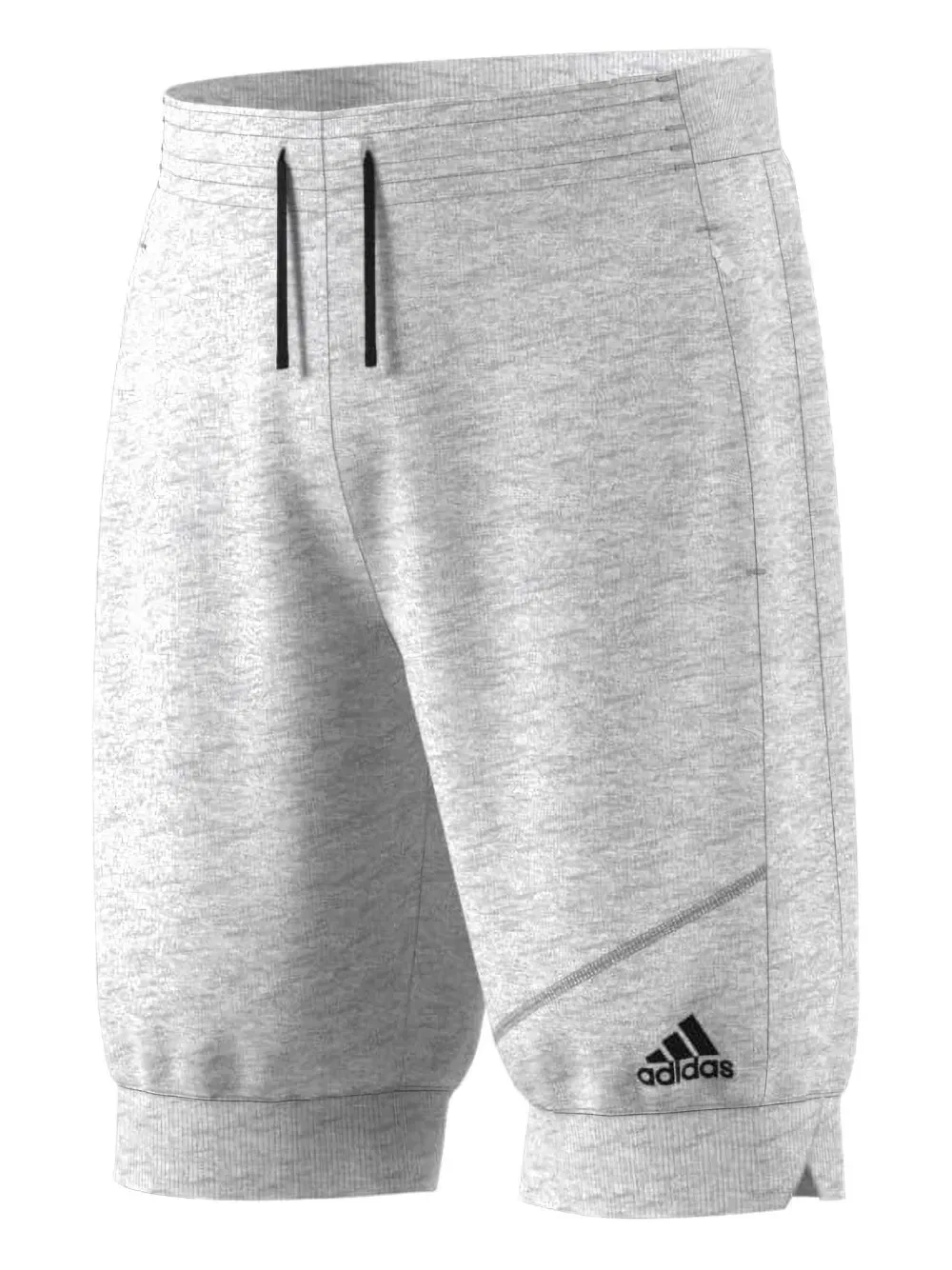Серые спортивные шорты Adidas