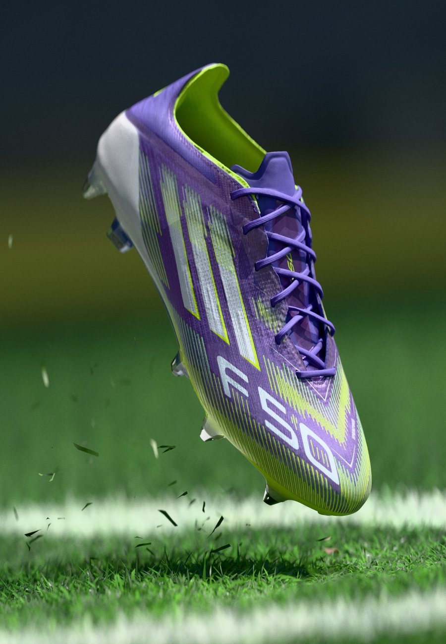 

Кроссовки Adidas Performance F50 ELITE SOFT GROUND FOOTBALL BOOTS, Purple Rush/Footwear White/Lucid Lemon/Purple