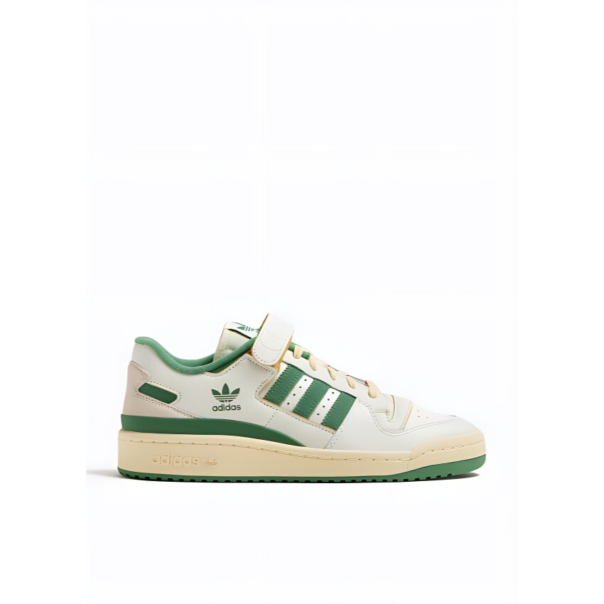 Adidas originals FORUM Обувь для скейтбординга унисекс, White/Green — фото 3