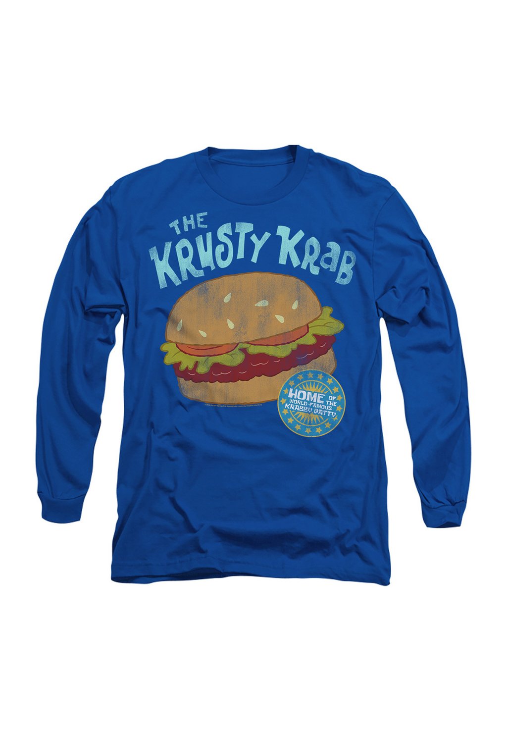 

Топ с длинными рукавами SPONGEBOB KRUSTY KRAB Cotton Soul, синий