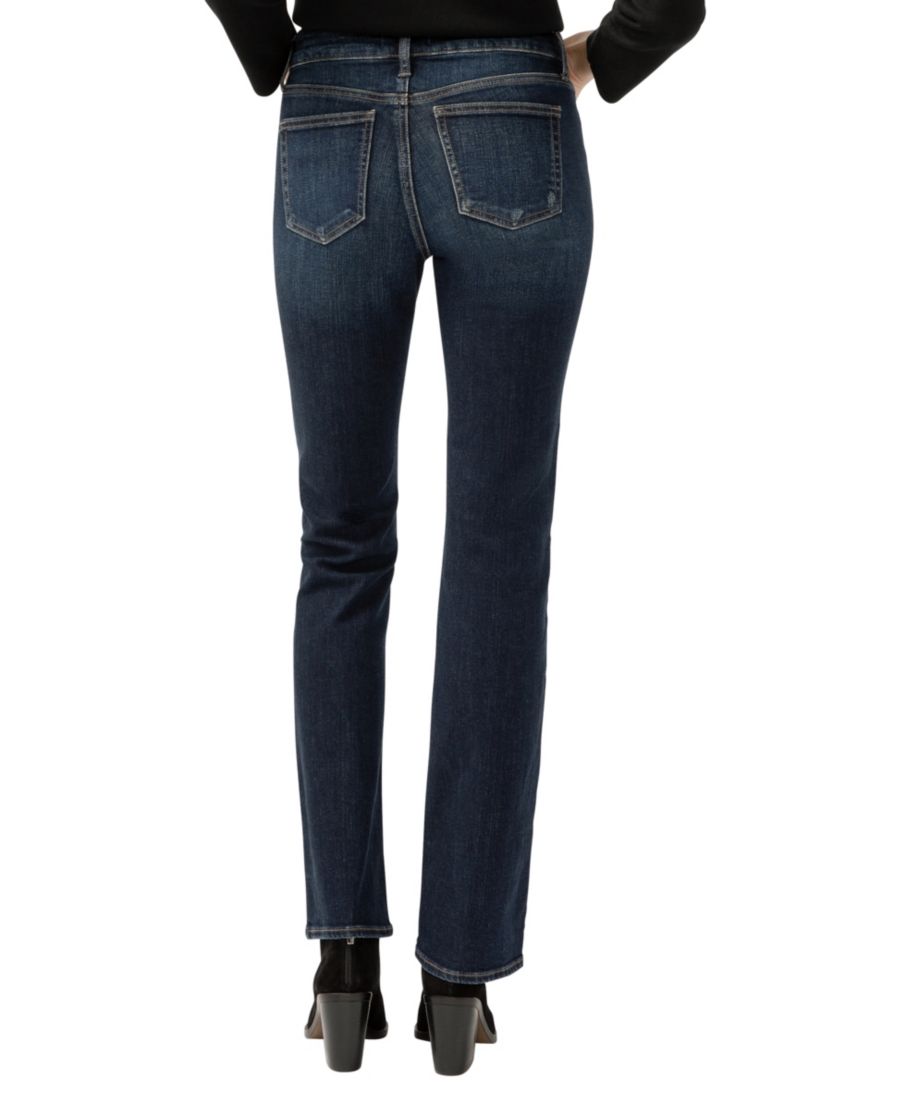 Женские джинсы Suki Mid Rise Curvy Fit Slim Bootcut Silver Jeans Co, Indigo — фото 2