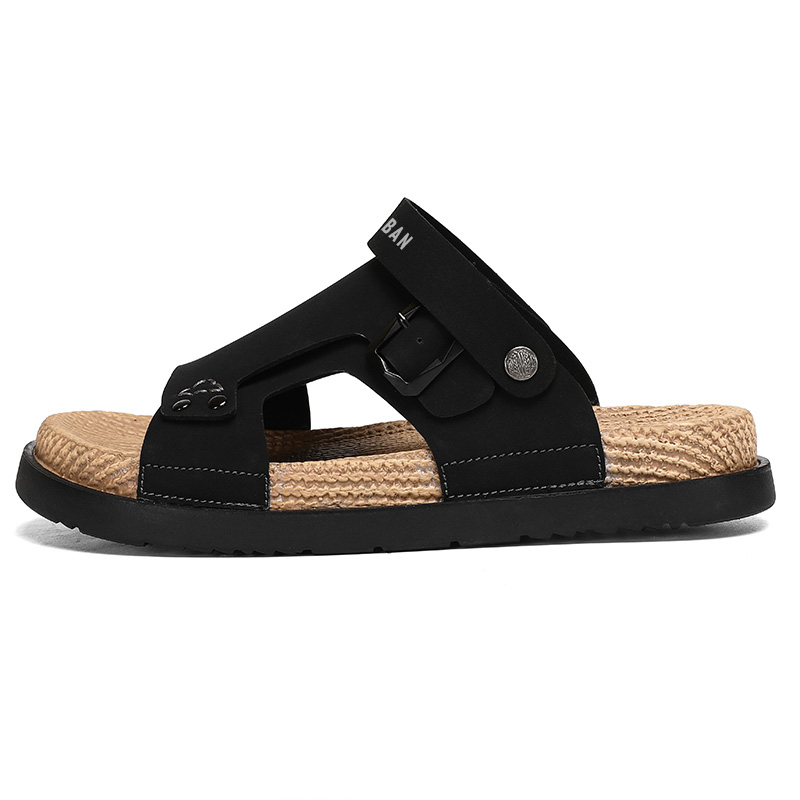 

Тапочки-слайды мужские с противоскользящей подошвой URBAN AUTHENTIC, Black