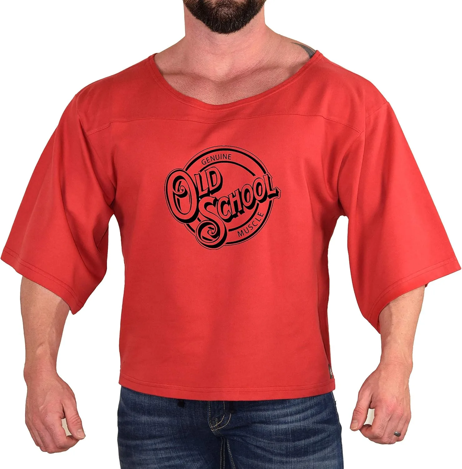 

Мужская футболка Red Oversize в стиле Old School Crazee Wear