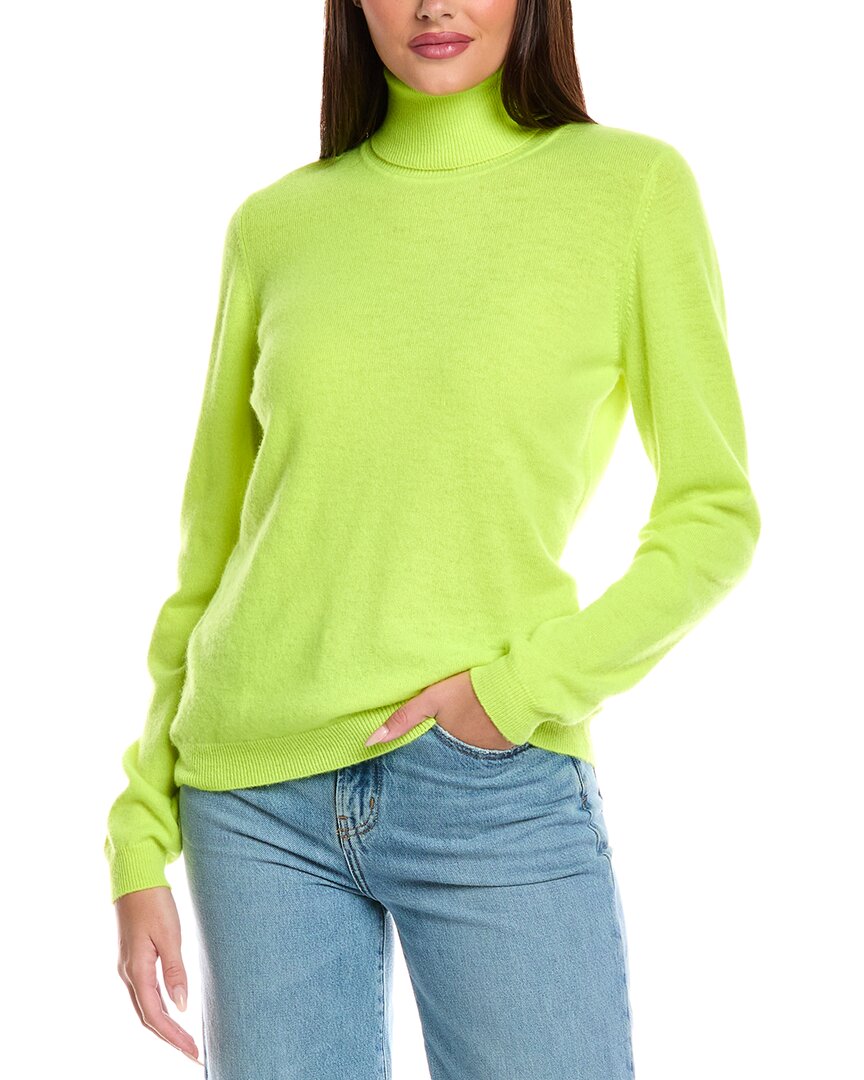 

Броде Кашемировый свитер с воротником-стойкой Brodie Cashmere, желтый