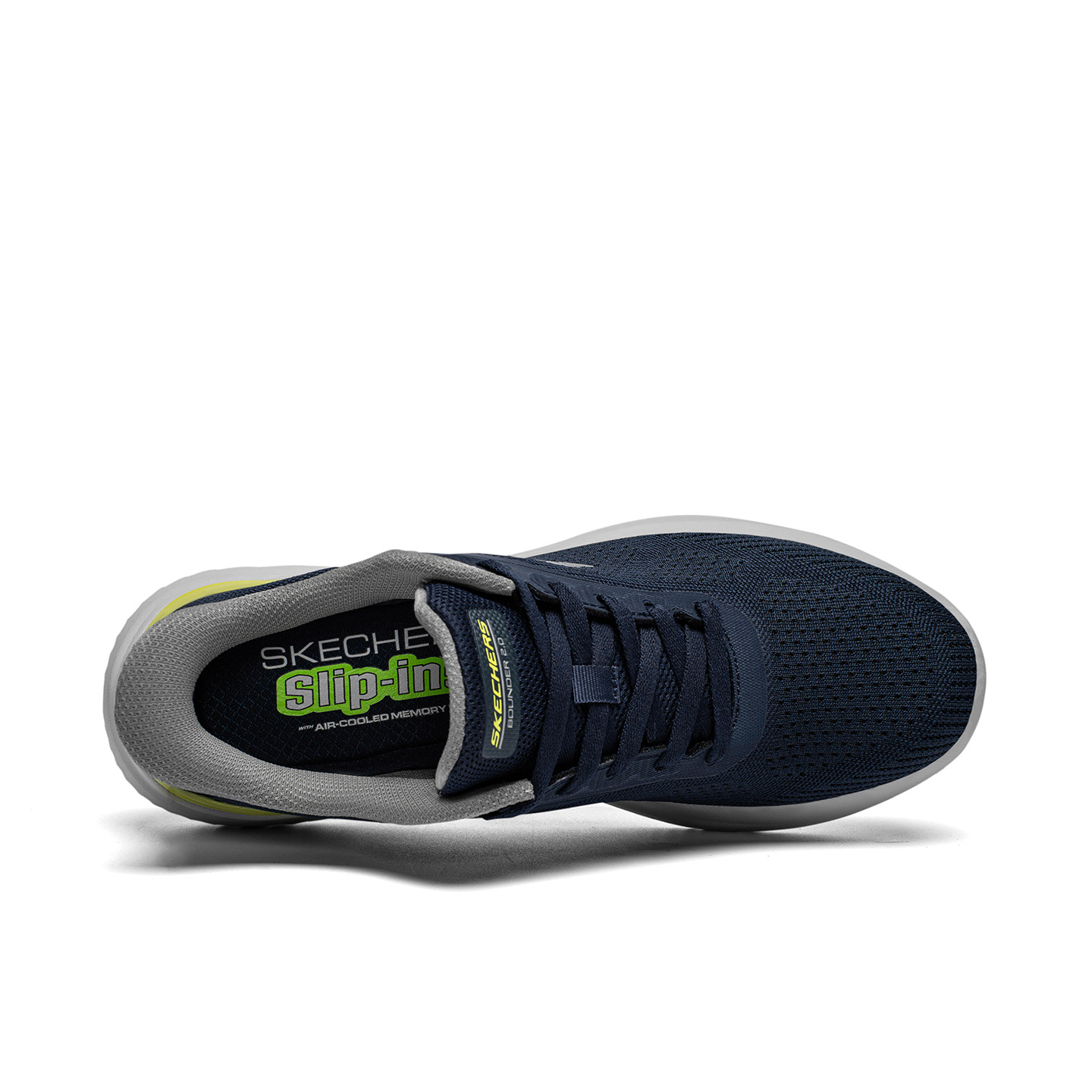 Слипоны повседневные мужские низкие Lemon Skechers, синий — фото 4