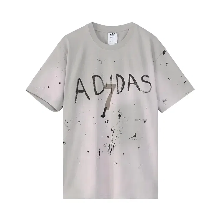 Футболка Adidas x Song For The Mute 007 Splash Dots Print, серый