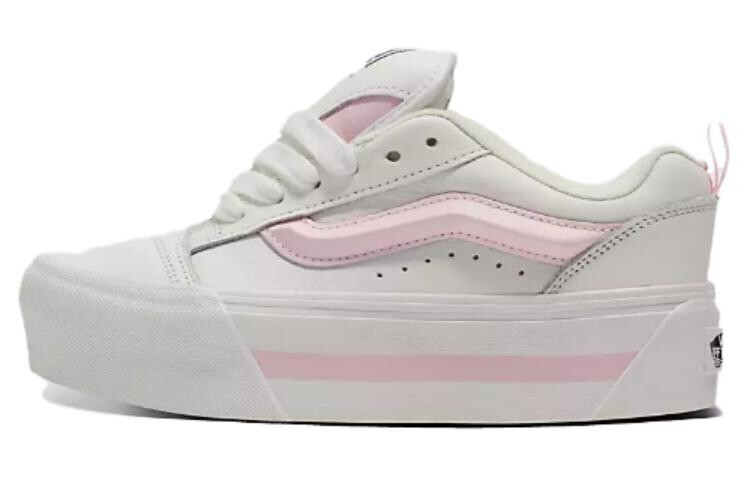 

Кроссовки Vans Knu Stack Skateboarding Shoes Unisex Low-top White/Pink, розовый