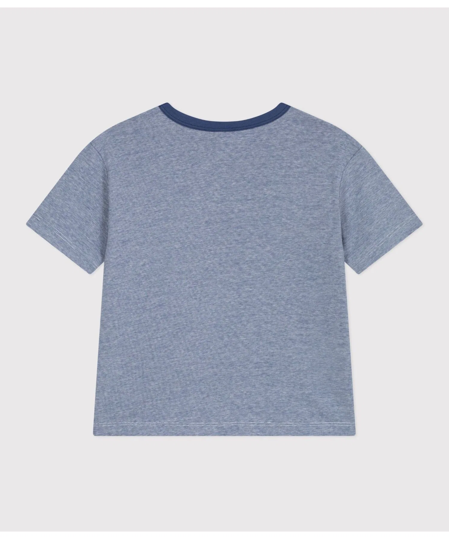 Детская футболка Petit Bateau в полоску с коротким рукавом — фото 2