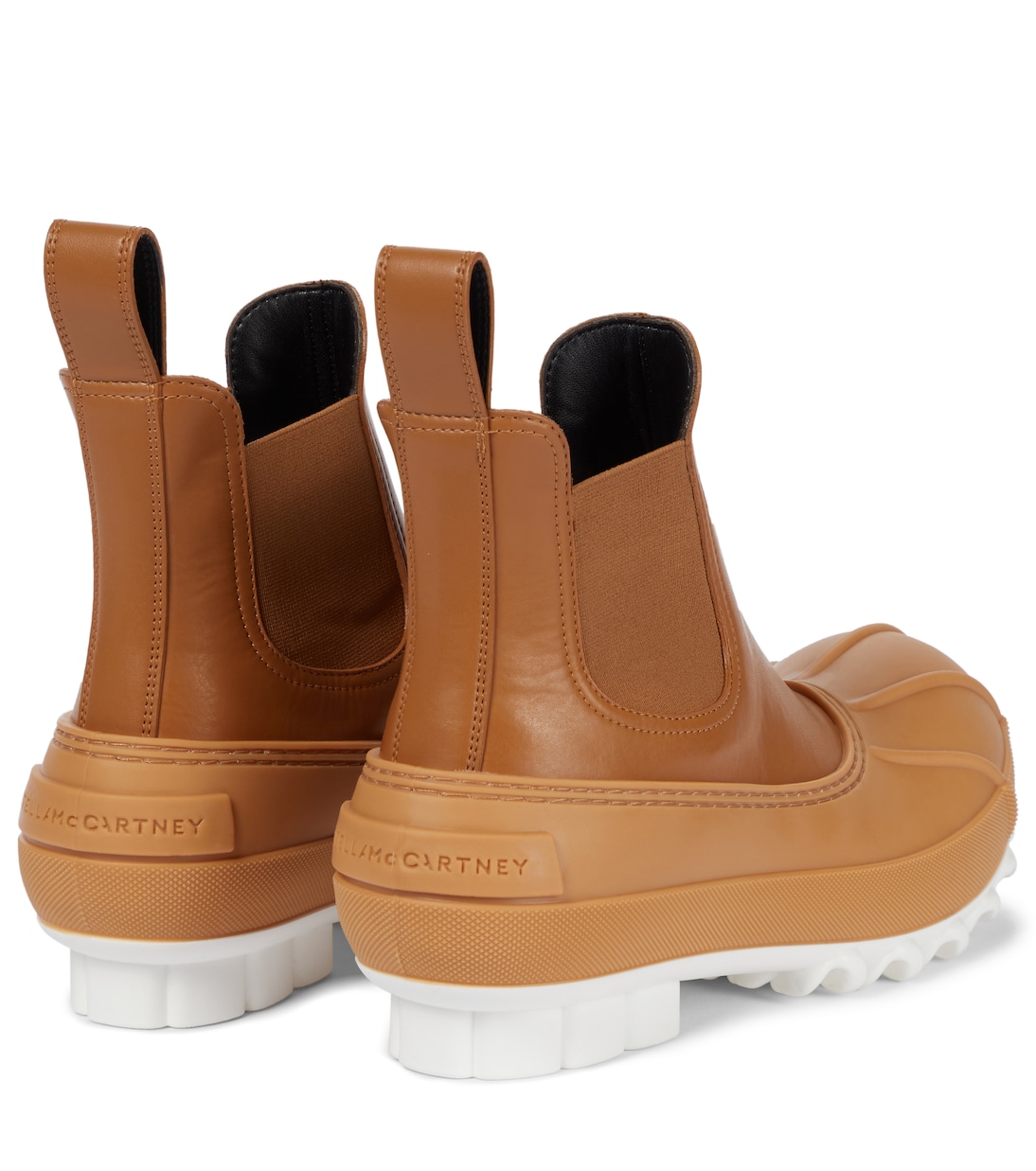 Ботинки челси Duck City из искусственной кожи Stella McCartney, Cuoio — фото 3