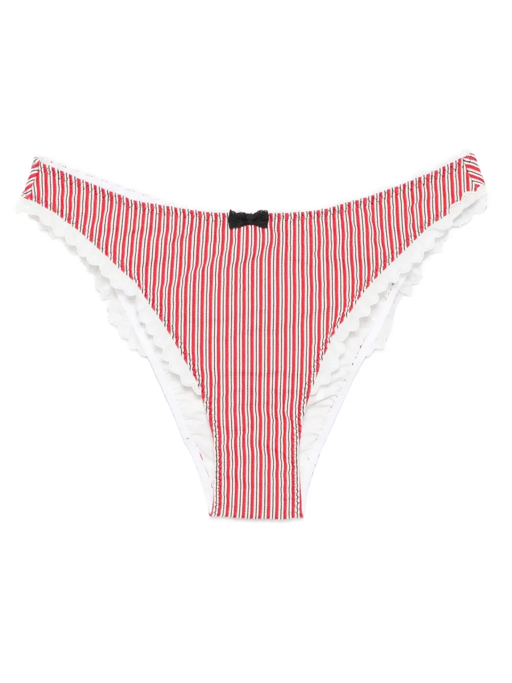 

Полосатые плавки бикини Agent Provocateur, красный