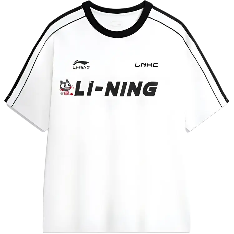 

LINING Футболка унисекс белая, Белый, LINING Футболка унисекс белая