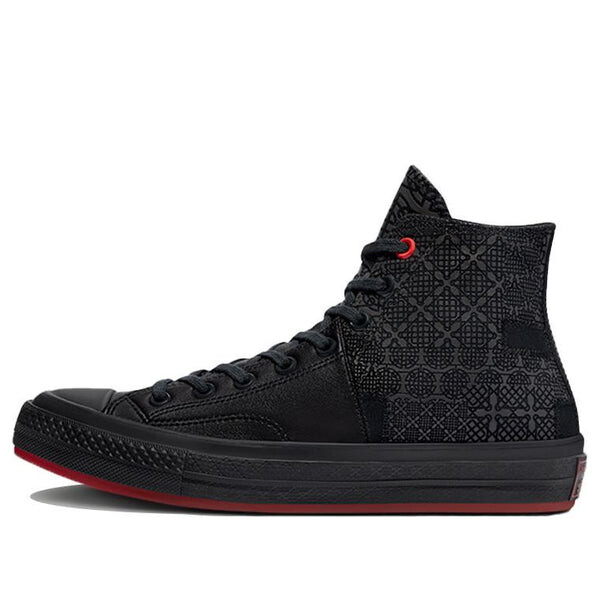 

Кроссовки chuck 70 high 'chinese new year - black patchwork' Converse, черный