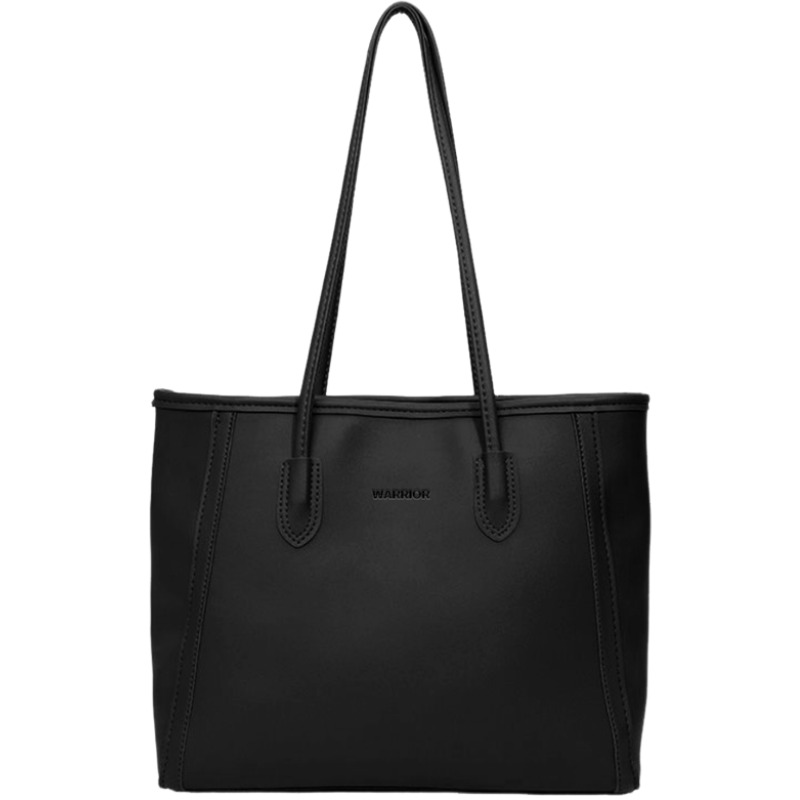 

WARRIOR Сумка-тоут PU, повседневная женская сумка через плечо Black/Khaki
