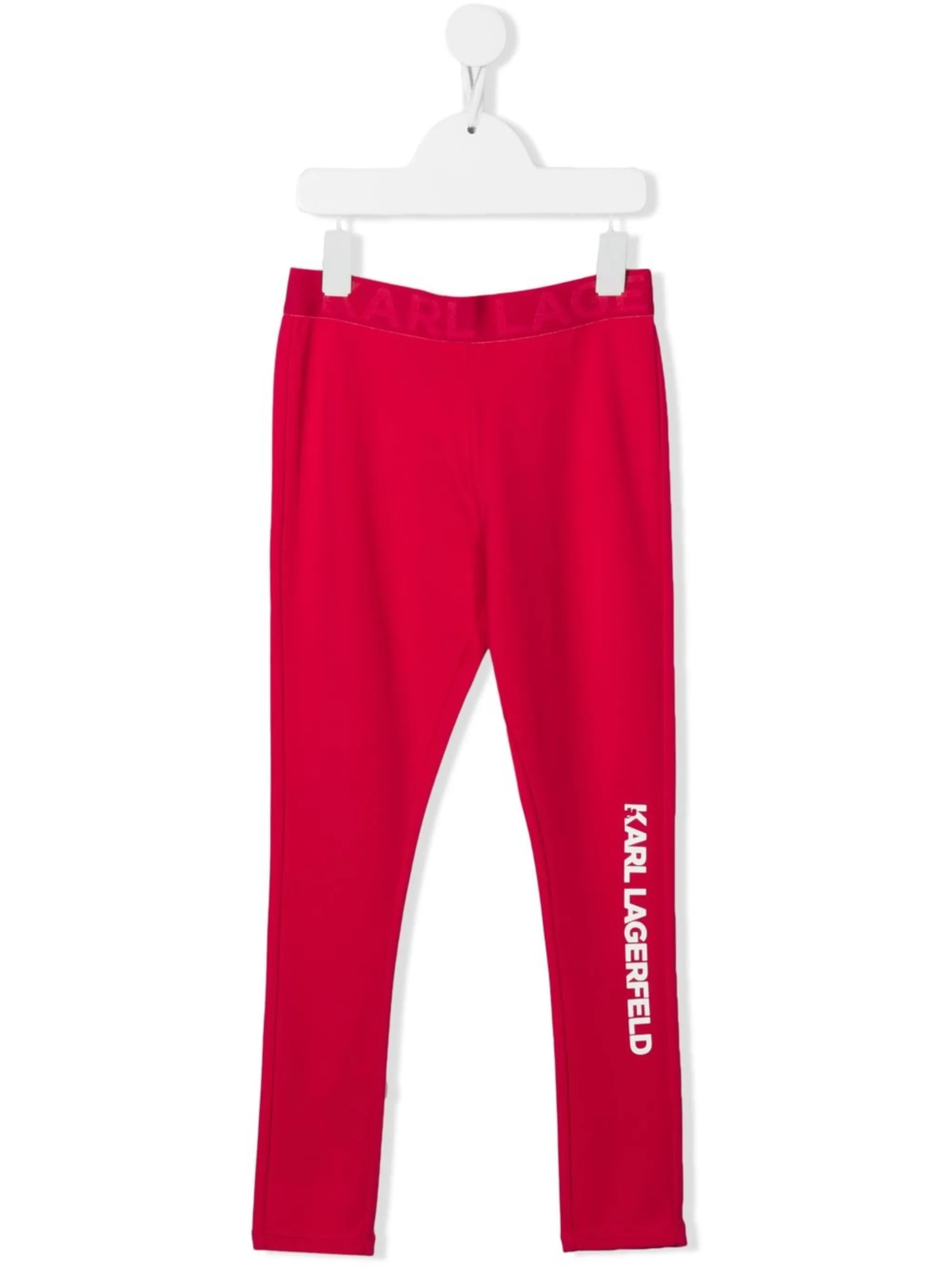 

Легинсы с логотипом Karl Lagerfeld Kids, розовый