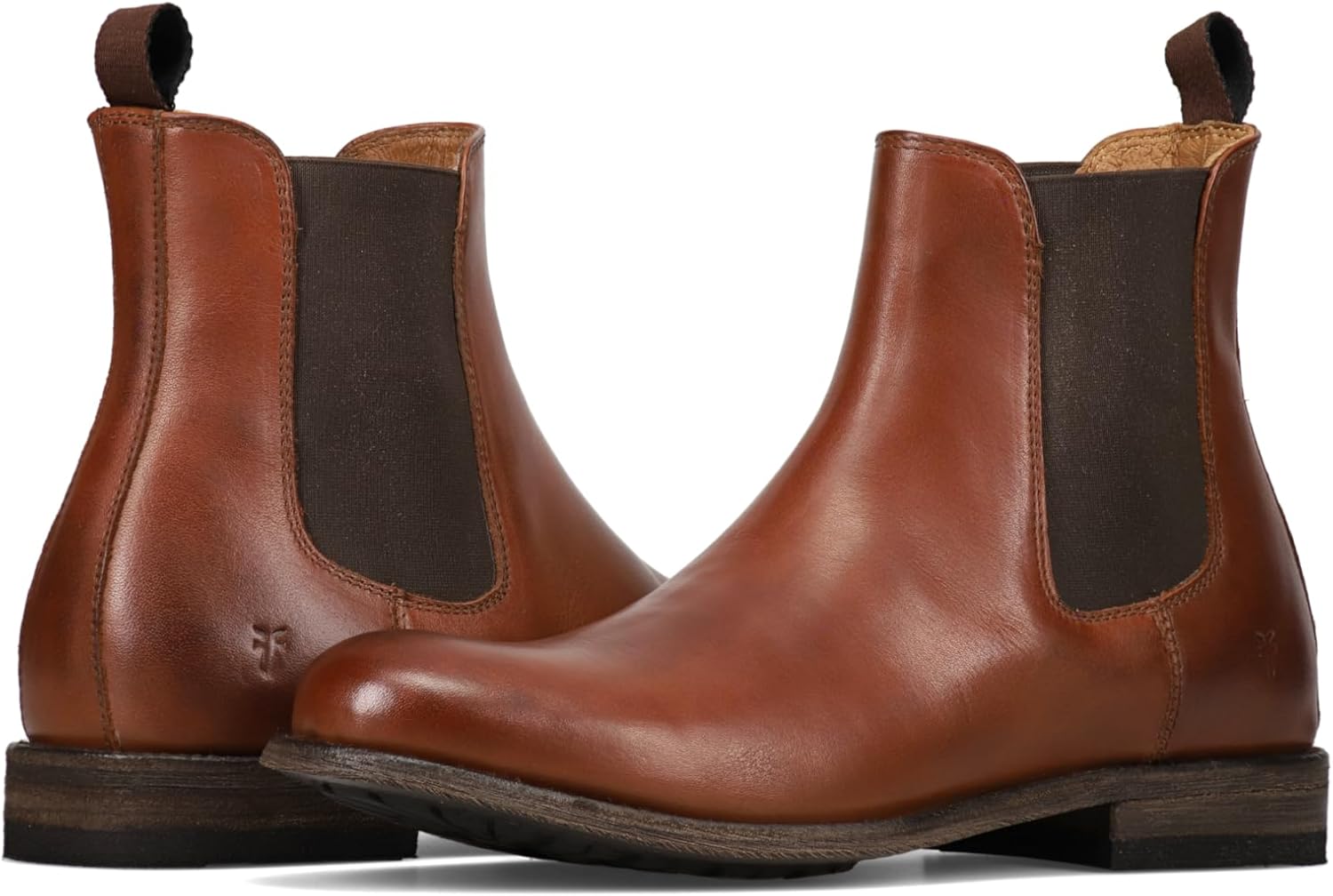 

Мужские ботинки Frye Tyler Chelsea с гибкой конструкцией Блейк, эластичными боковыми панелями, удобной стелькой и полной кожаной подкладкой - высота голенища 15 см, Cognac - Flex (Surfer Leather)