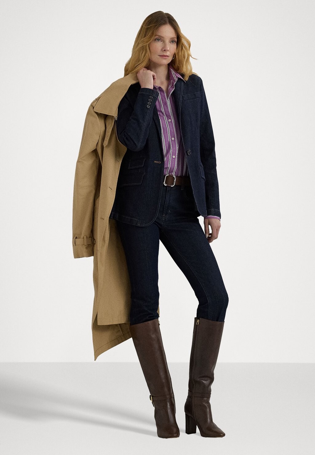 

Джинсовая куртка DENIM BLAZER Ralph Lauren, темно-синий