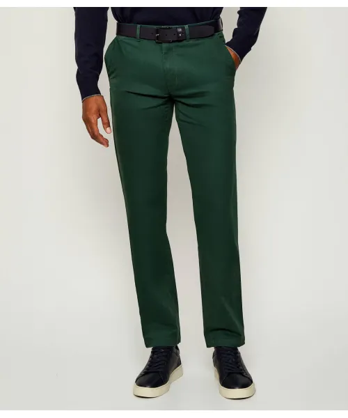 

Брюки чинос Denton Straight fit Tommy Hilfiger, зеленый