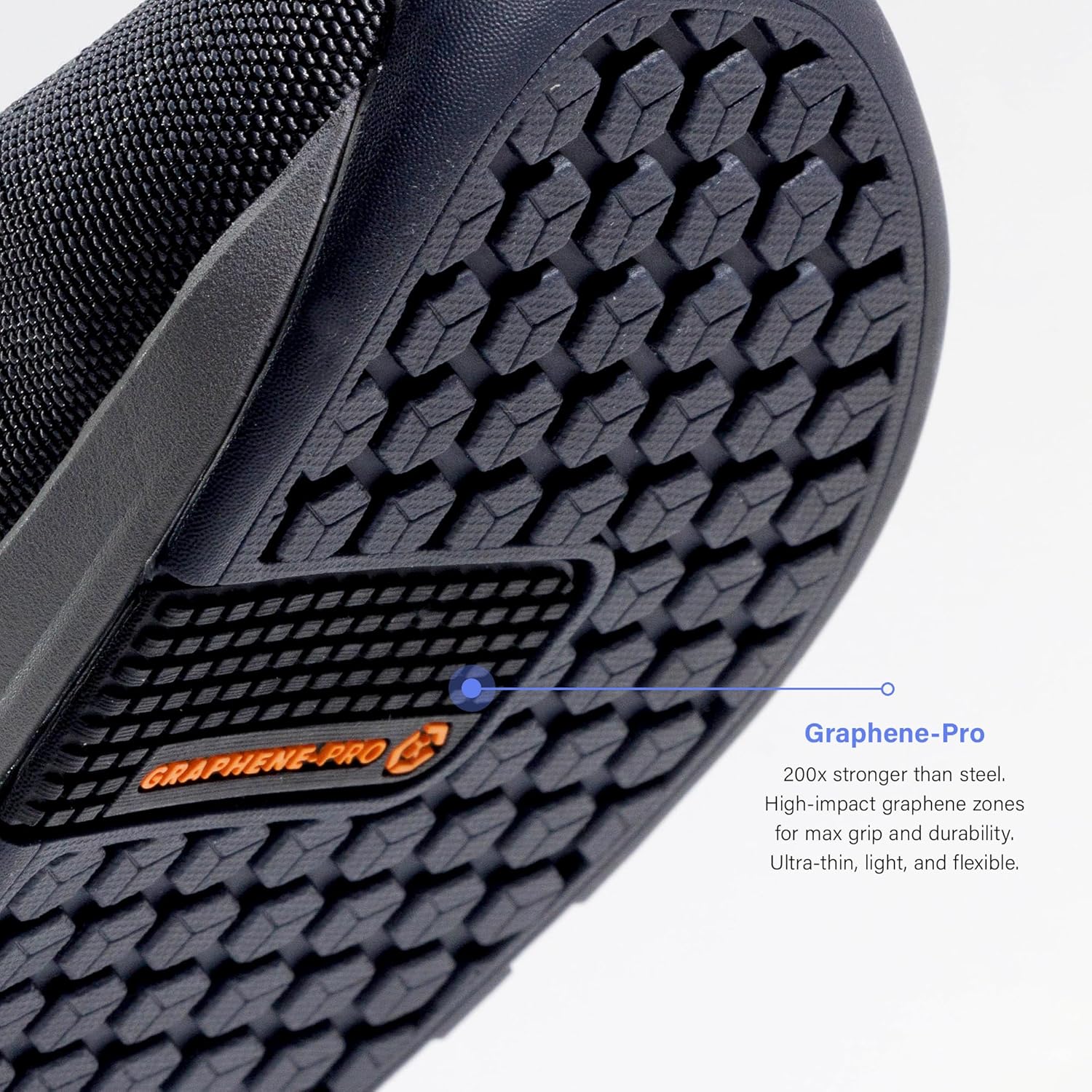 Кроссовки Flux Adapt Graphene XT Barefoot - с нулевым уклоном и широкой носочной частью для мужчин и женщин, Подошва из графена, баллистическая сетчатая верхняя часть, Для тренажерного зала Flux Footwear, Carbon — фото 3